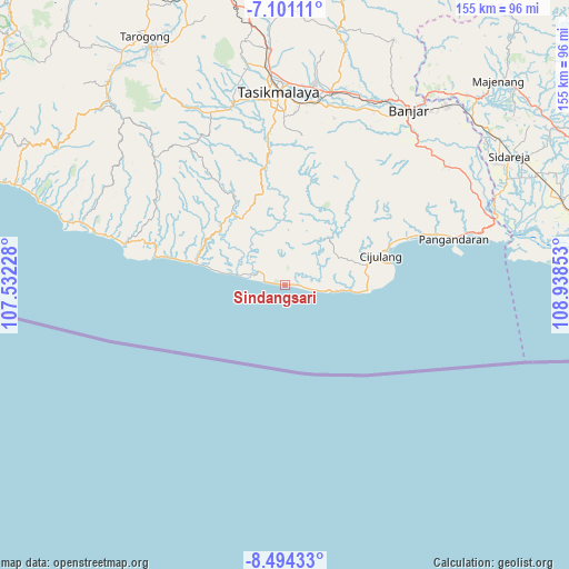 Sindangsari on map