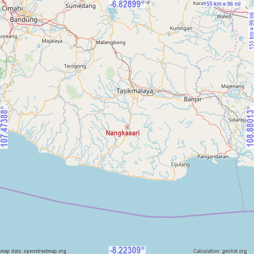 Nangkasari on map