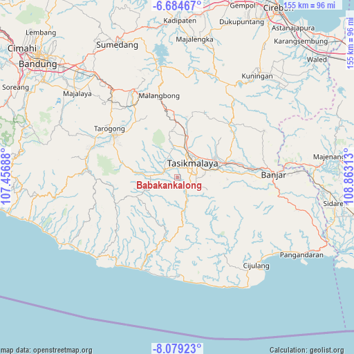 Babakankalong on map