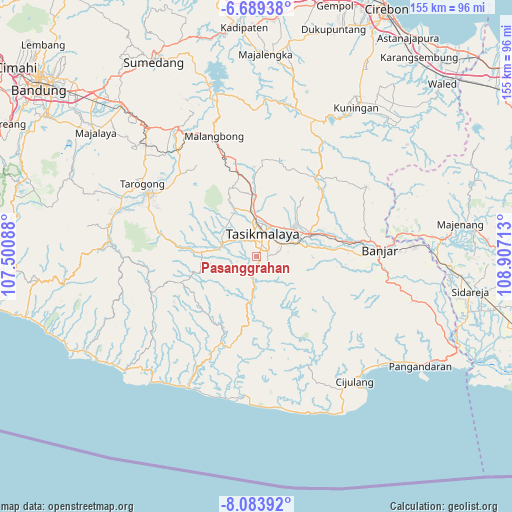Pasanggrahan on map