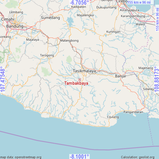 Tambakbaya on map