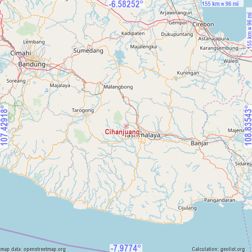 Cihanjuang on map