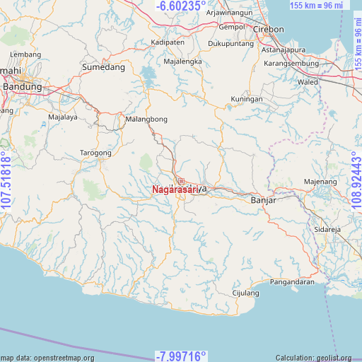 Nagarasari on map