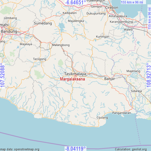 Margalaksana on map