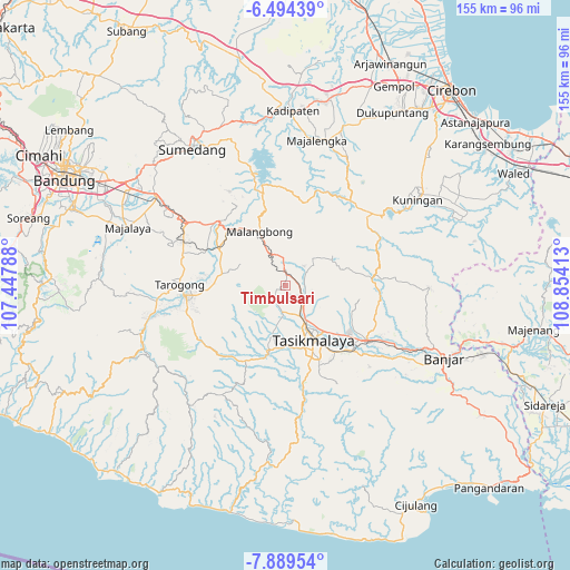Timbulsari on map