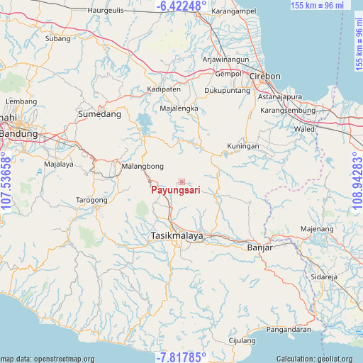 Payungsari on map