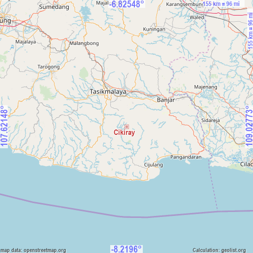 Cikiray on map