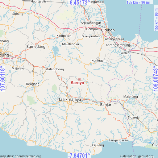 Karoya on map