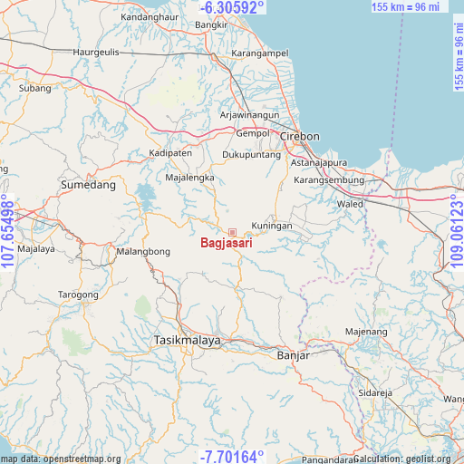 Bagjasari on map