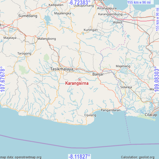 Karangsirna on map