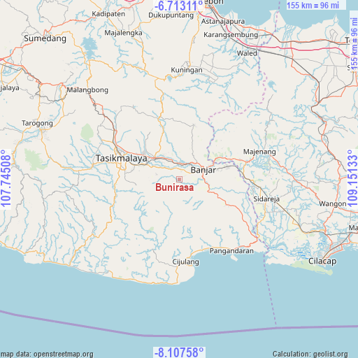 Bunirasa on map