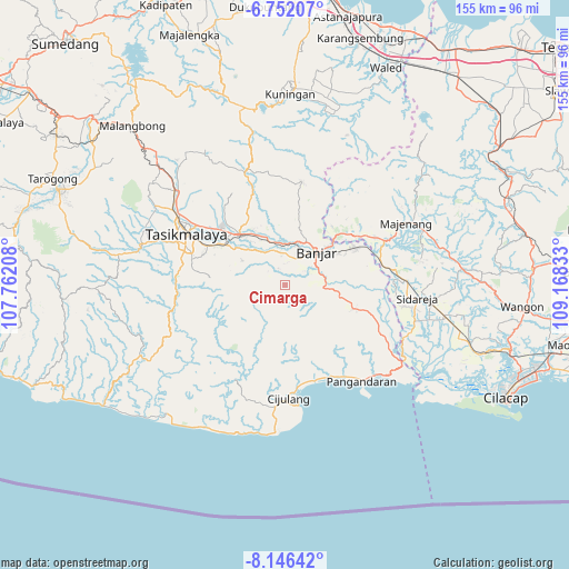 Cimarga on map