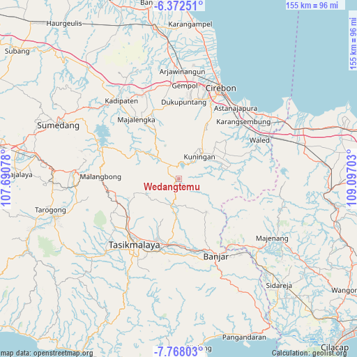 Wedangtemu on map