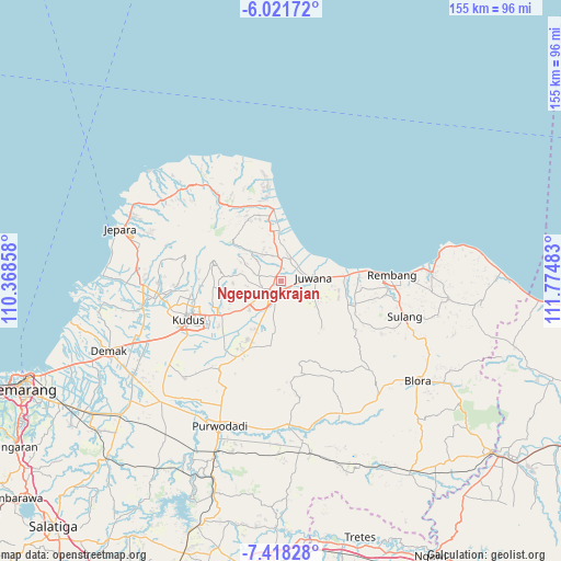 Ngepungkrajan on map