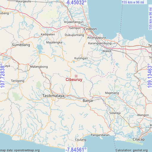 Cibeuruy on map