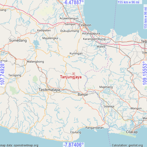 Tanjungjaya on map