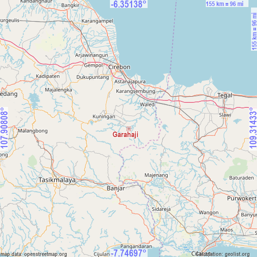 Garahaji on map