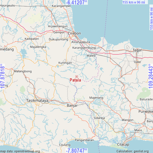 Patala on map