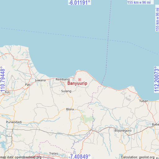 Banyuurip on map