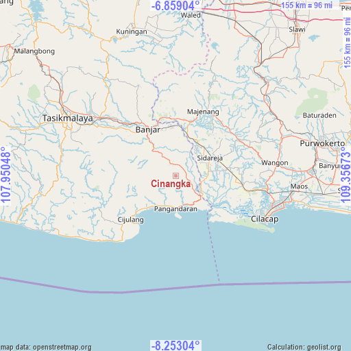 Cinangka on map