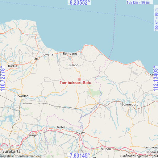 Tambaksari Satu on map