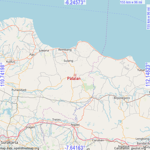 Patalan on map