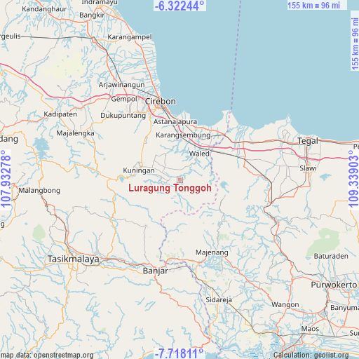 Luragung Tonggoh on map