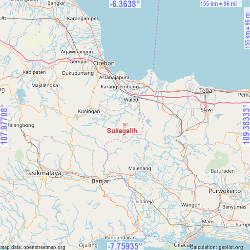 Sukagalih on map