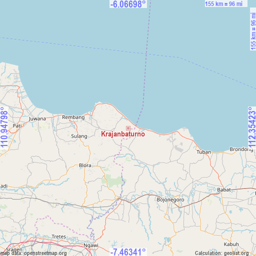 Krajanbaturno on map