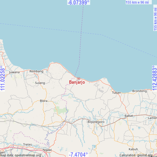 Banjarjo on map