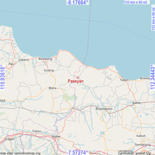 Paseyan on map