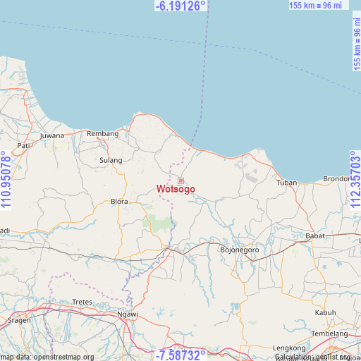 Wotsogo on map