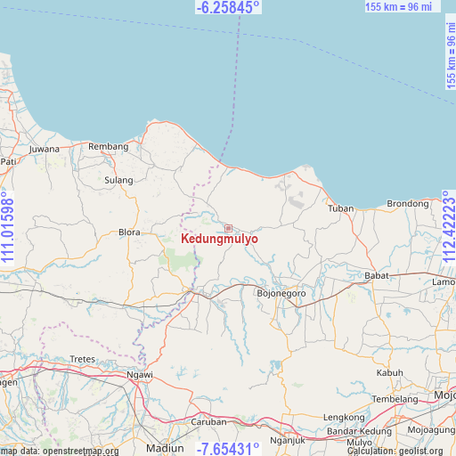 Kedungmulyo on map