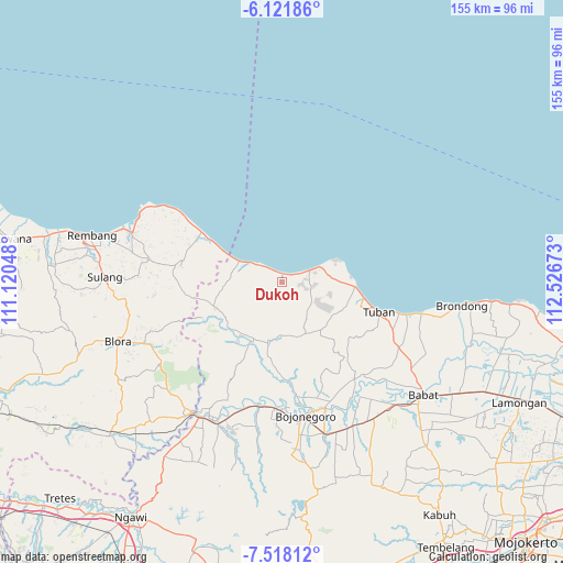 Dukoh on map