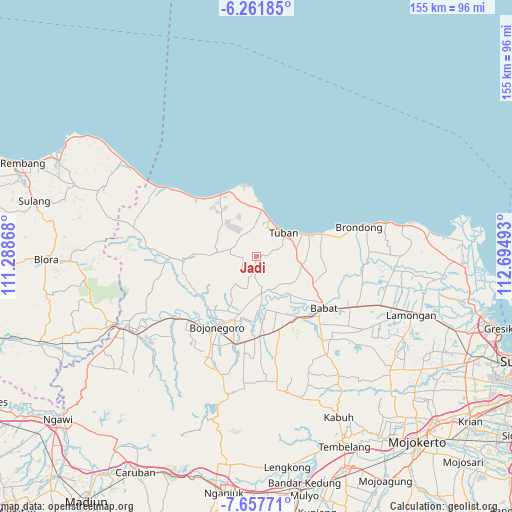 Jadi on map