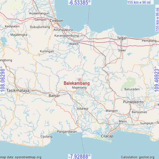 Balekambang on map