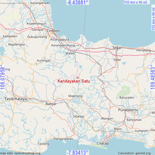 Kandayakan Satu on map