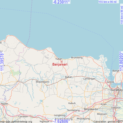 Banjarsari on map