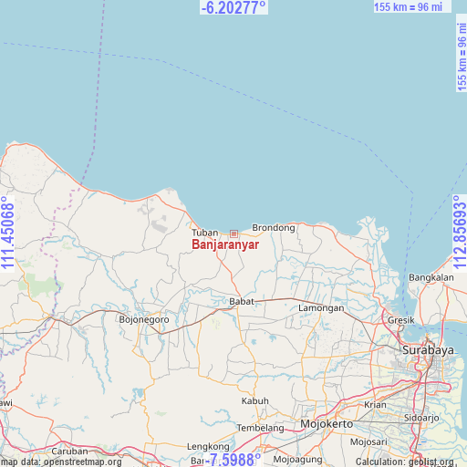 Banjaranyar on map