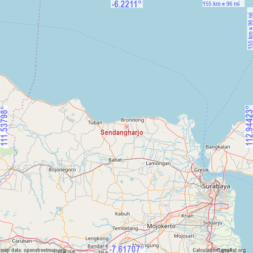 Sendangharjo on map