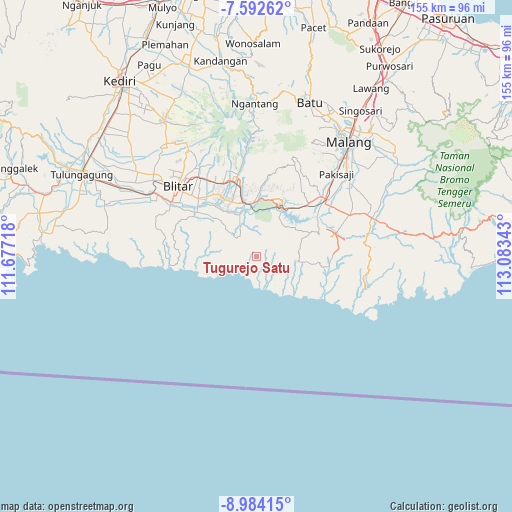 Tugurejo Satu on map