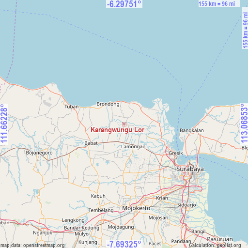 Karangwungu Lor on map