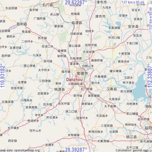 Danzhou on map