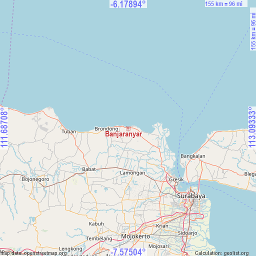 Banjaranyar on map