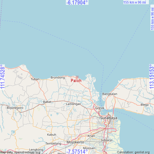 Paloh on map