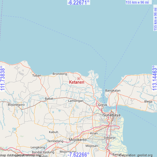 Ketanen on map