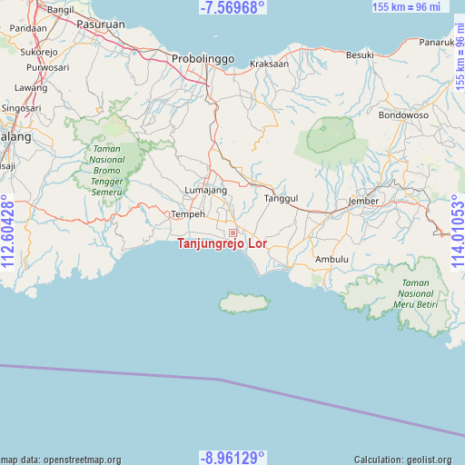 Tanjungrejo Lor on map