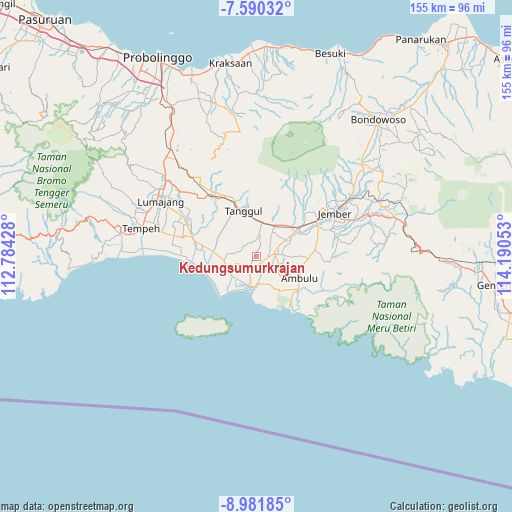 Kedungsumurkrajan on map