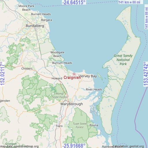 Craignish on map