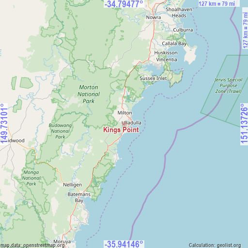 Kings Point on map